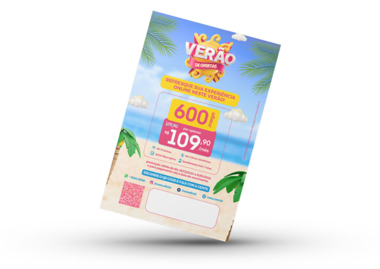 Flyer Promoção de Verão