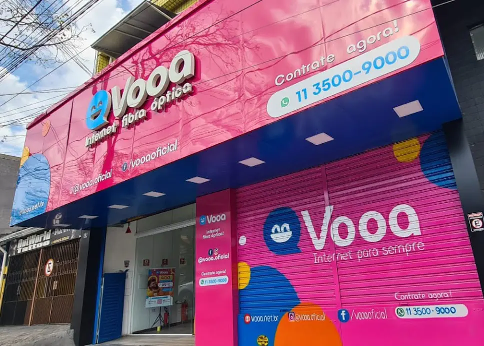 Imagem institucional da Vooa Internet