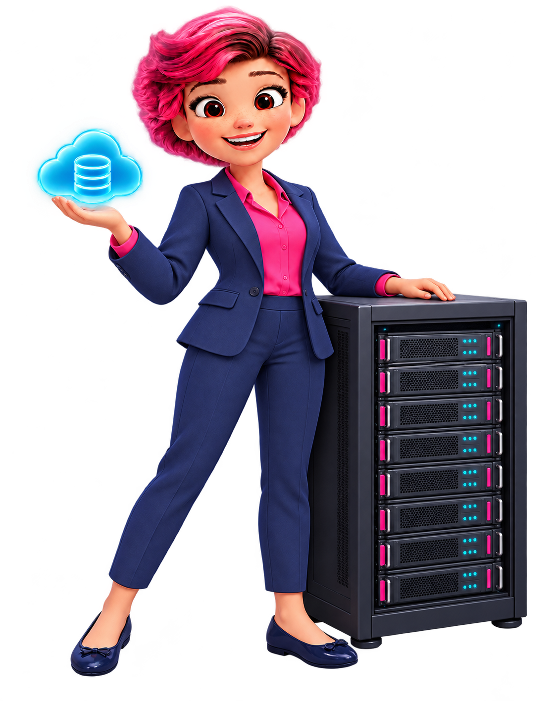 Vooana apresenta o datacenter da Vooa com equipamento de servidores